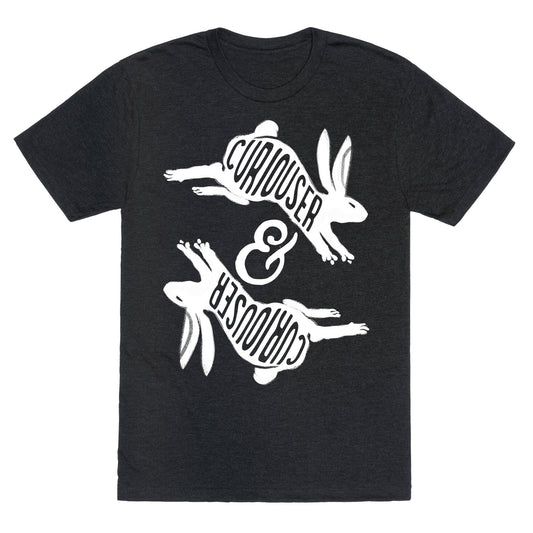 Curiouser And Curiouser Unisex Triblend Tee