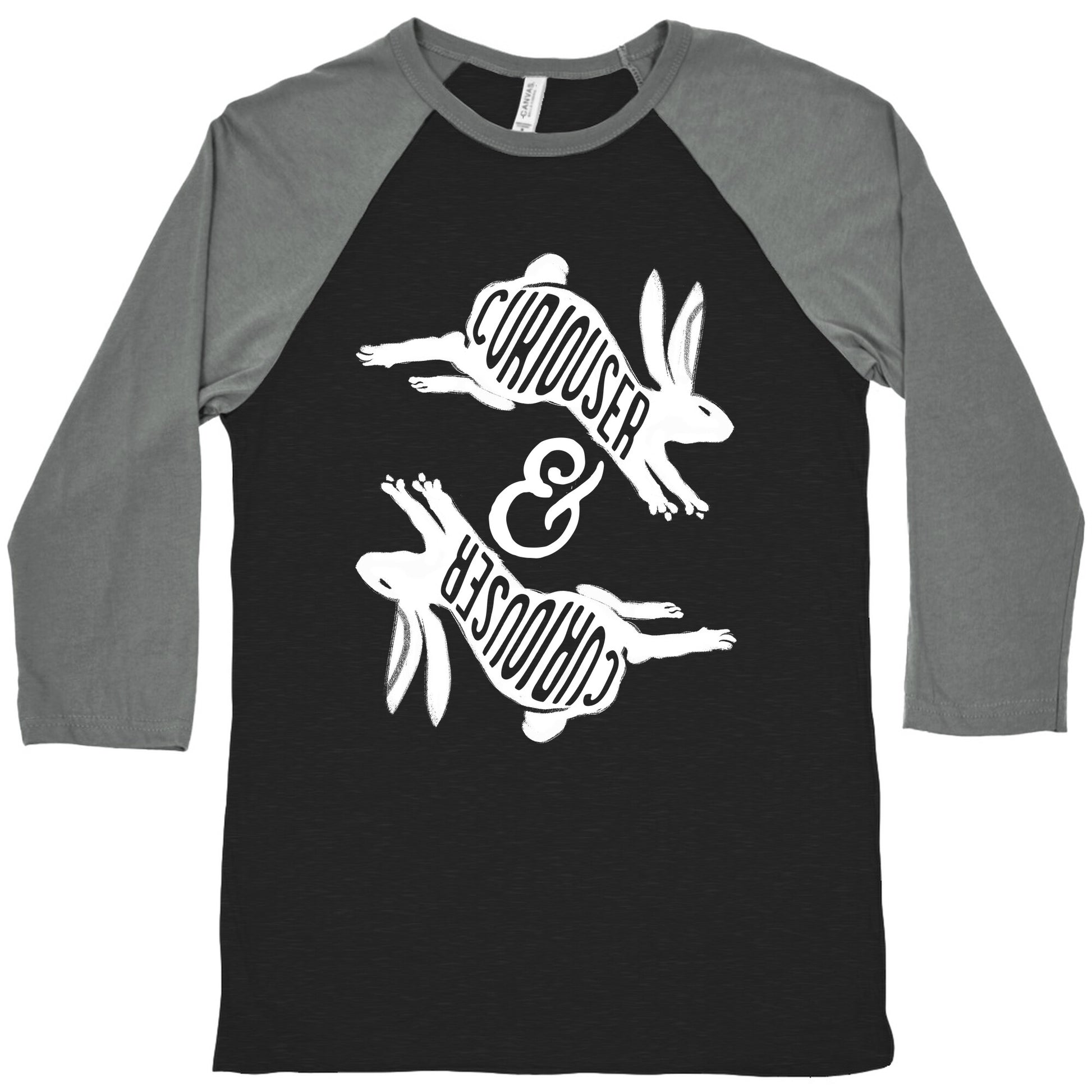 Curiouser And Curiouser Baseball Tee