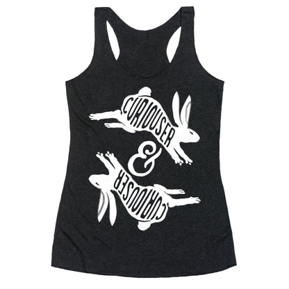 Curiouser And Curiouser Racerback Tank
