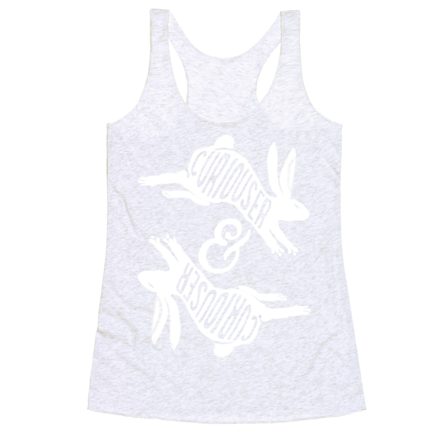 Curiouser And Curiouser Racerback Tank