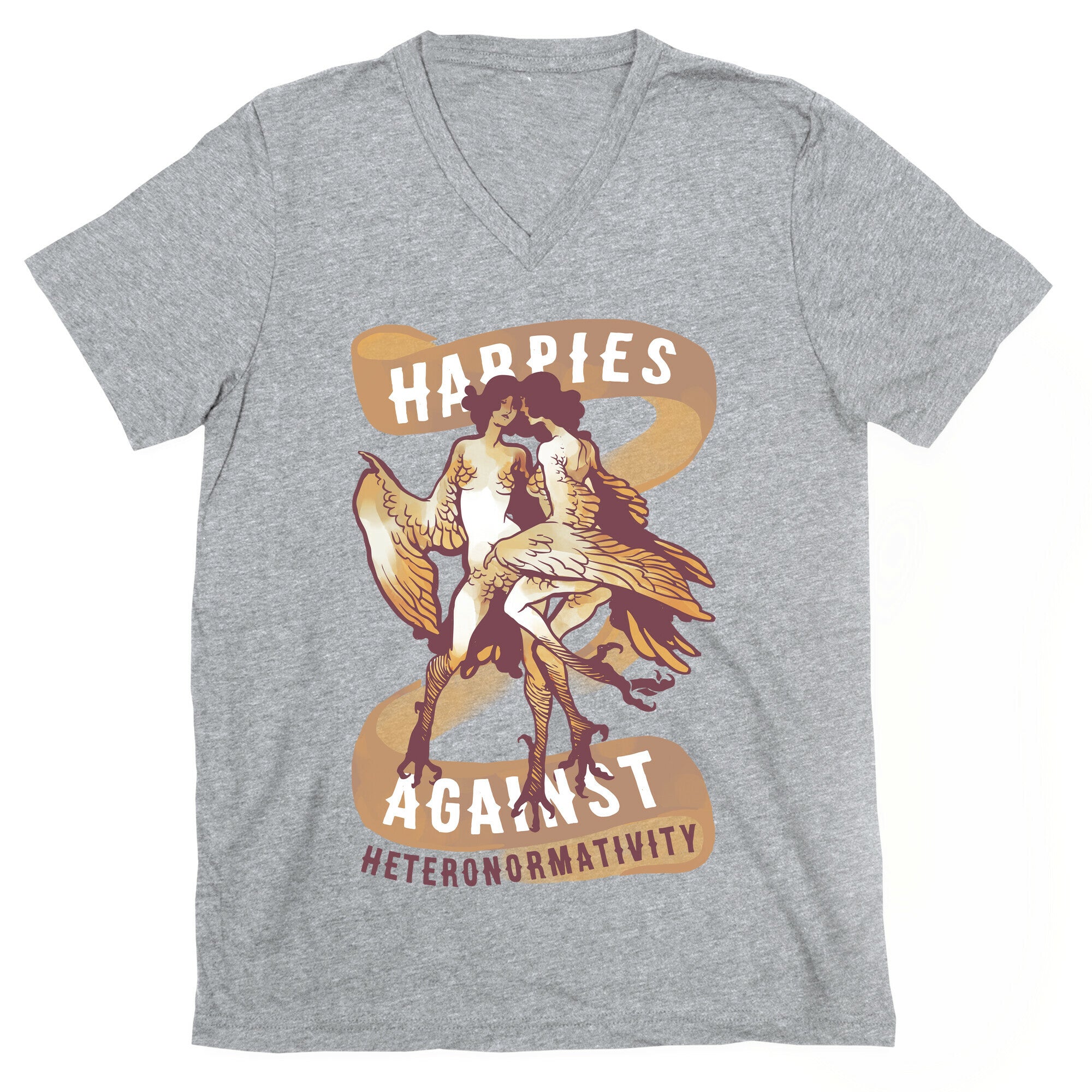 Harpies Against Heteronormativity V-Neck