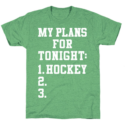 Hockey Plans Unisex Triblend Tee