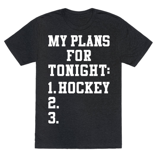 Hockey Plans Unisex Triblend Tee