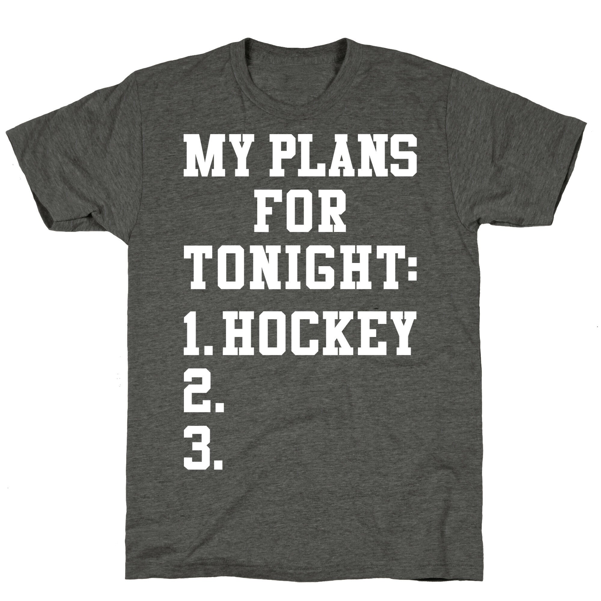 Hockey Plans Unisex Triblend Tee