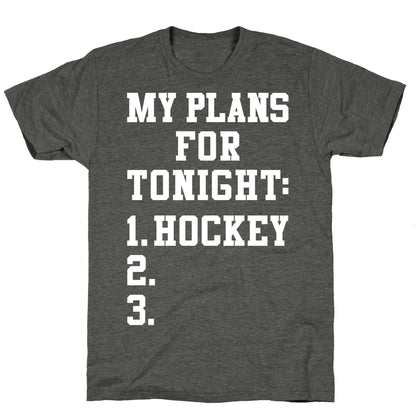 Hockey Plans Unisex Triblend Tee