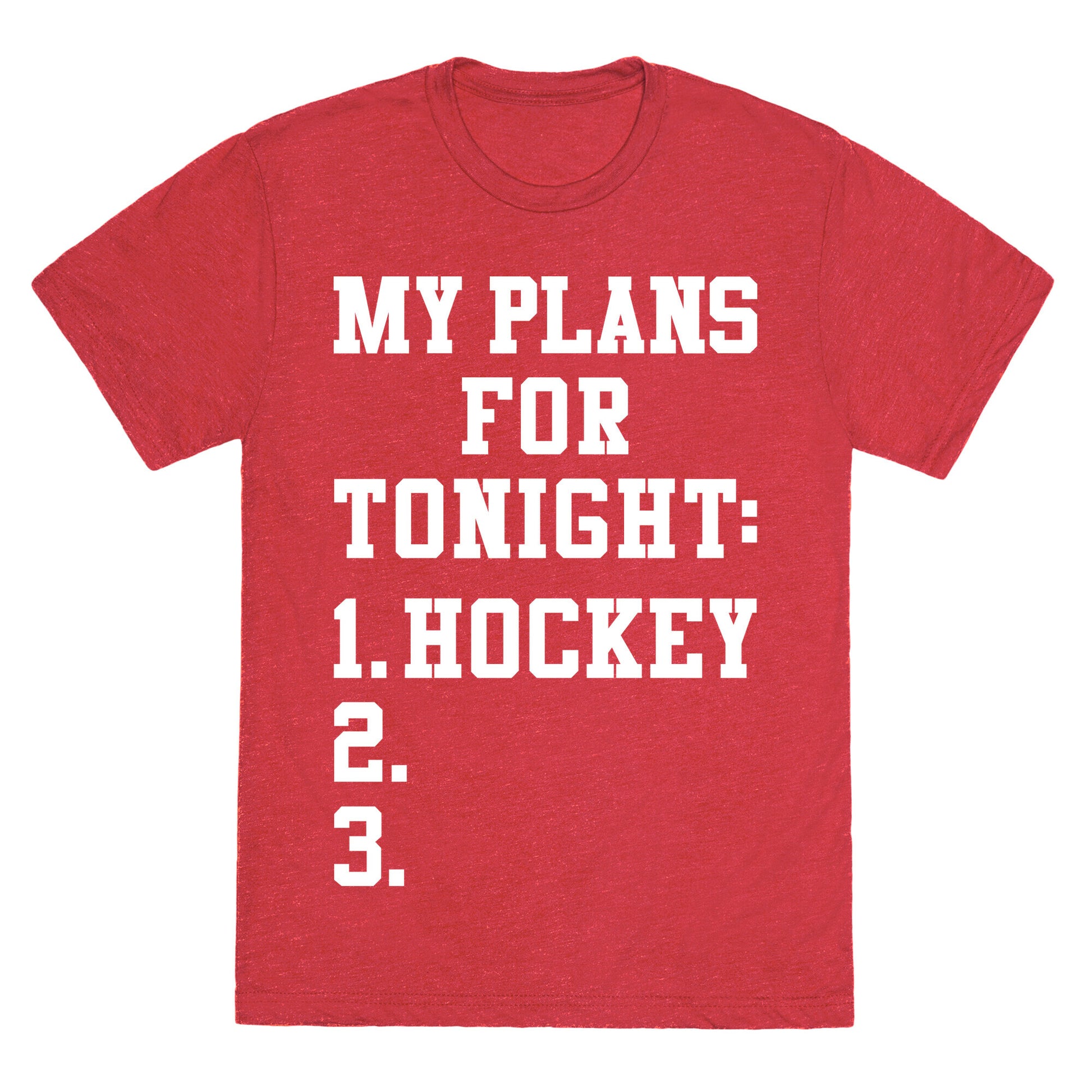 Hockey Plans Unisex Triblend Tee