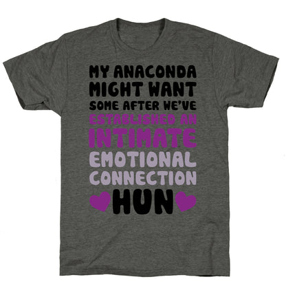 My Anaconda Might Want Some Unisex Triblend Tee