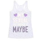 My Sexual Preference Is Maybe Racerback Tank