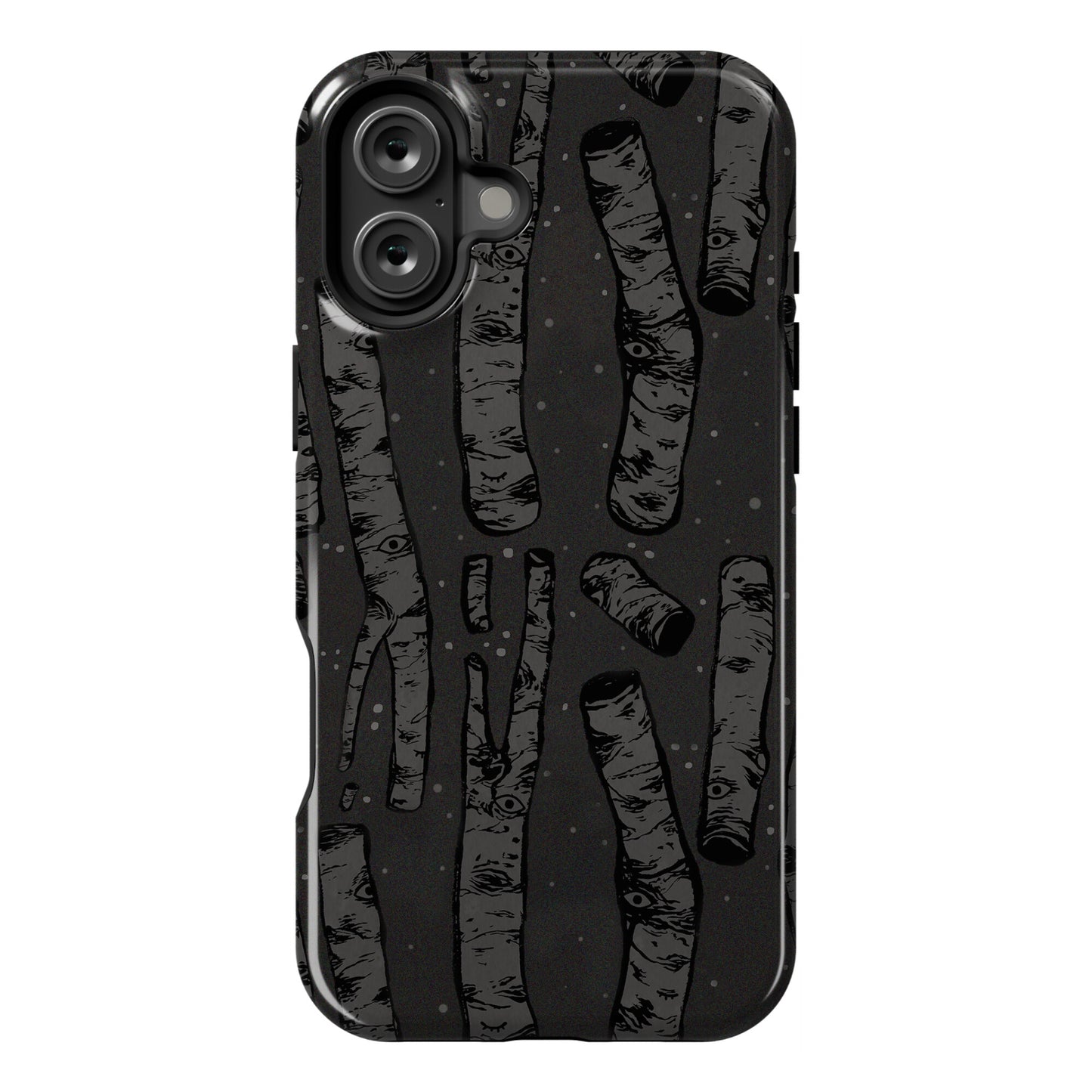 Birch Trees and Runes Phone Case