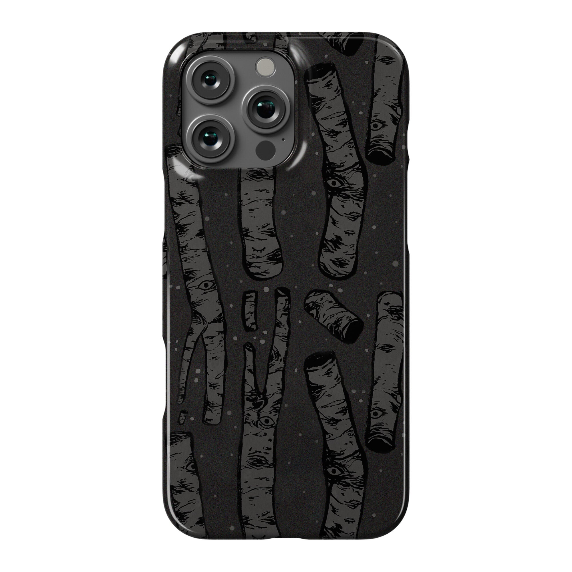 Birch Trees and Runes Phone Case