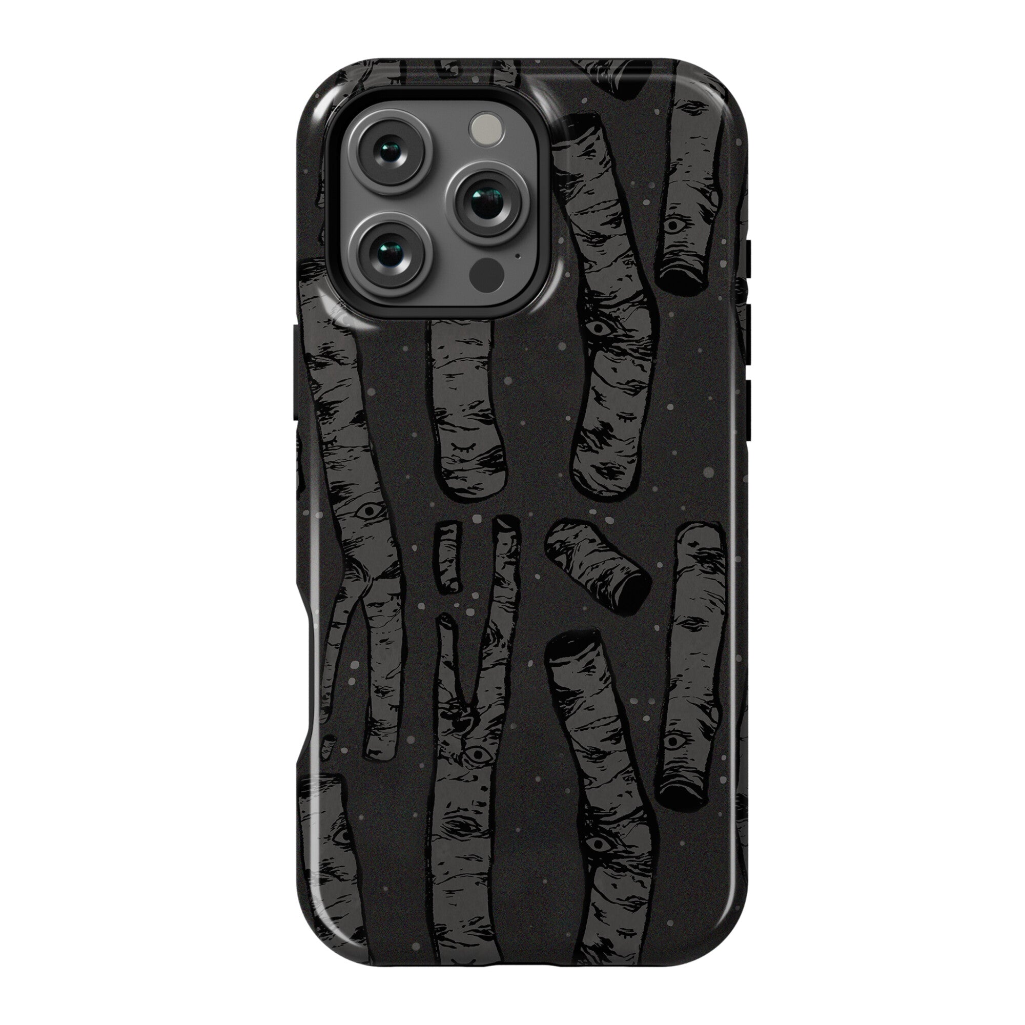 Birch Trees and Runes Phone Case