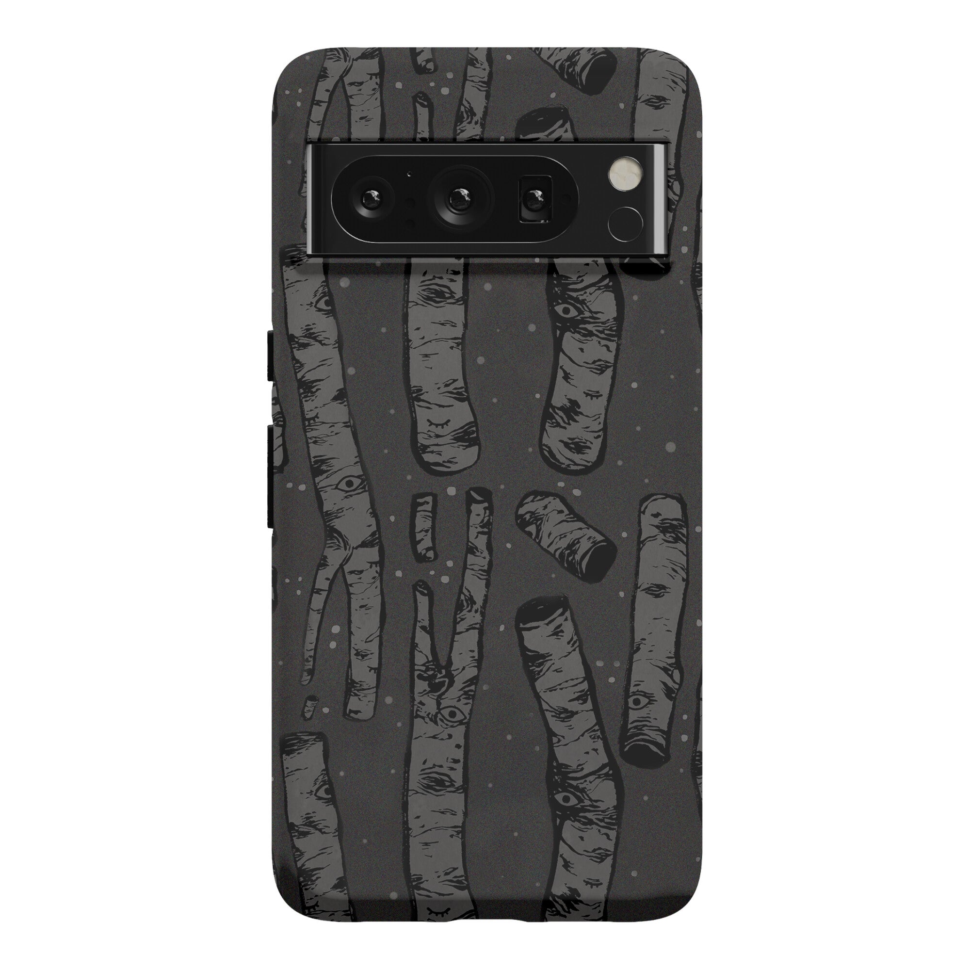 Birch Trees and Runes Phone Case