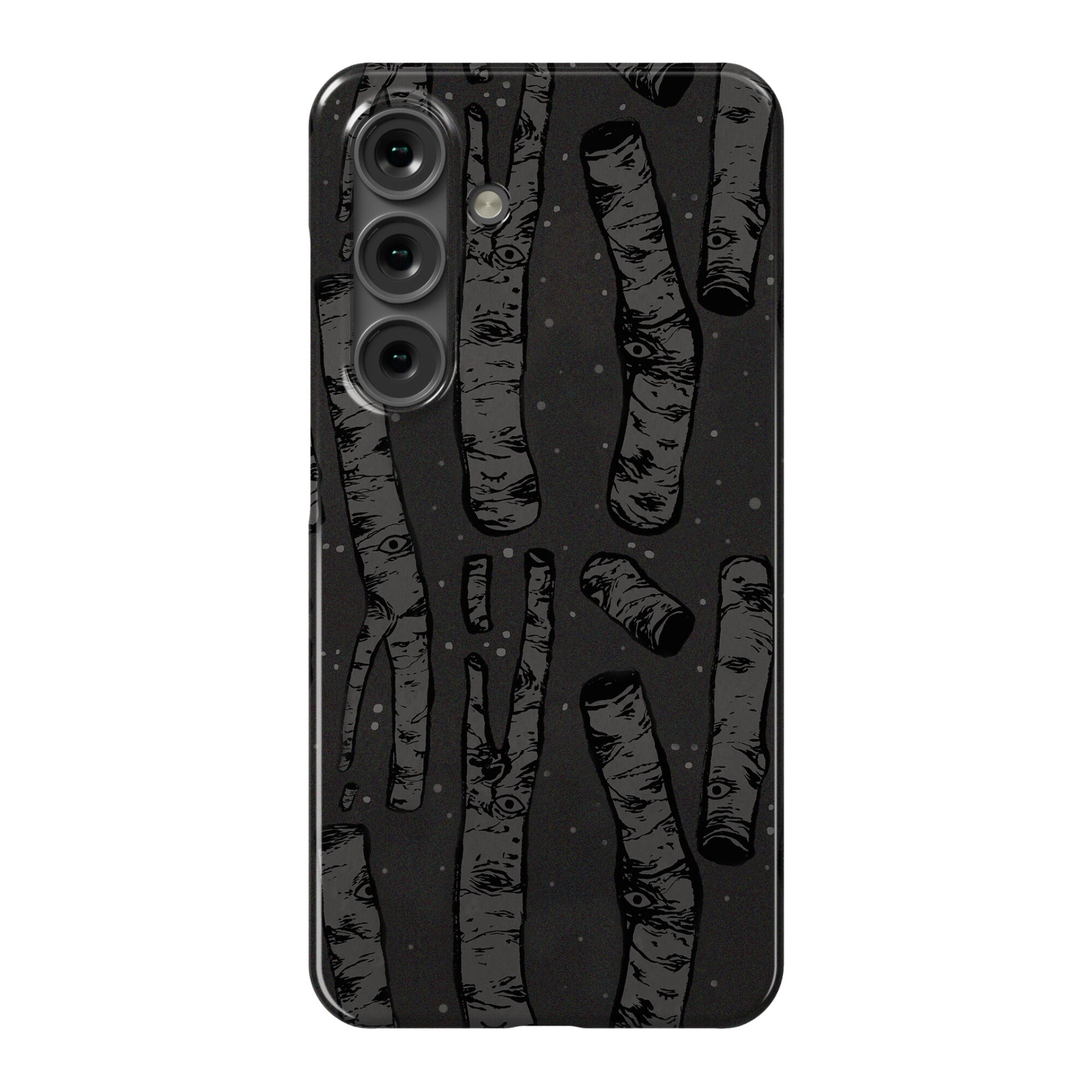 Birch Trees and Runes Phone Case