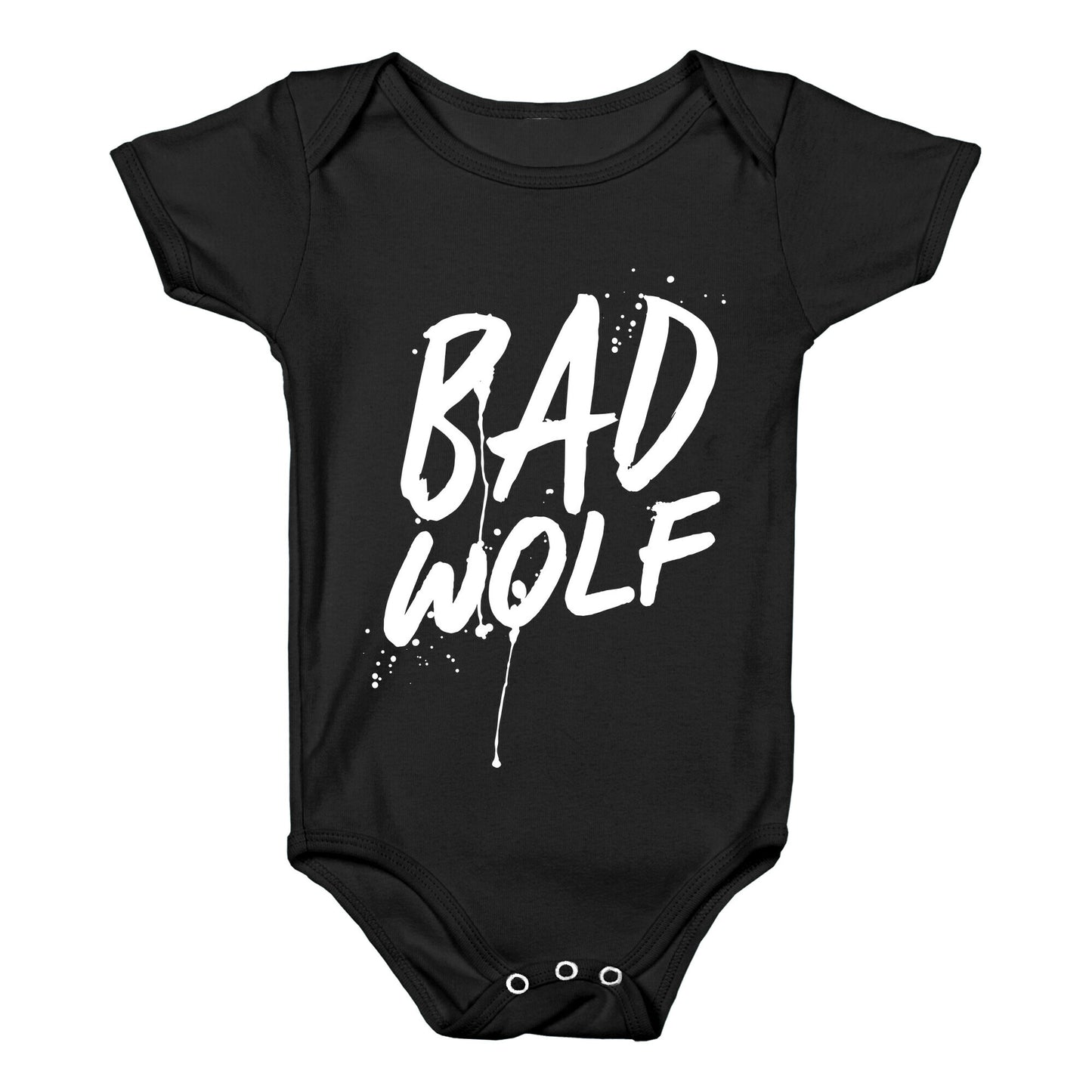 Doctor Who Bad Wolf Baby One-Piece