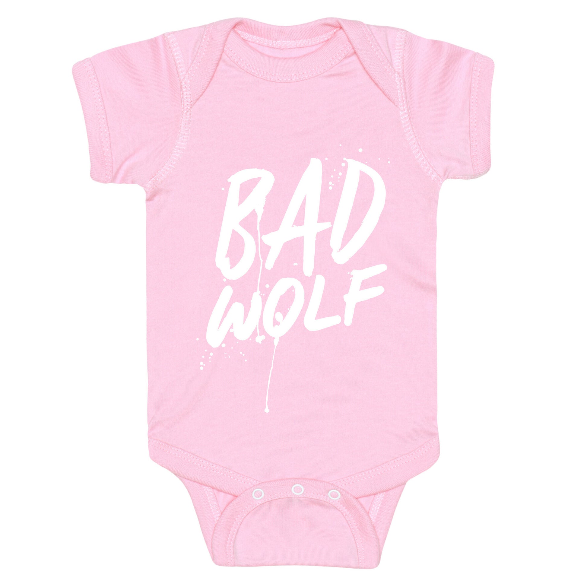 Doctor Who Bad Wolf Baby One-Piece