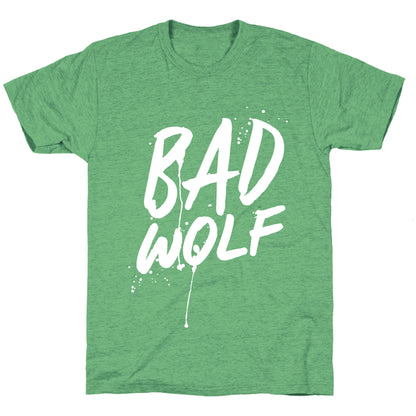 Doctor Who Bad Wolf Unisex Triblend Tee