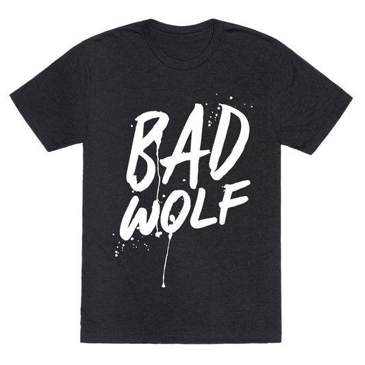 Doctor Who Bad Wolf Unisex Triblend Tee