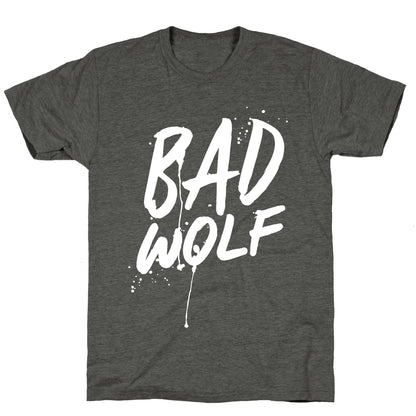 Doctor Who Bad Wolf Unisex Triblend Tee