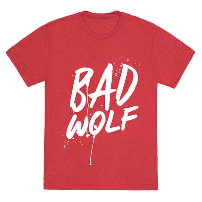 Doctor Who Bad Wolf Unisex Triblend Tee