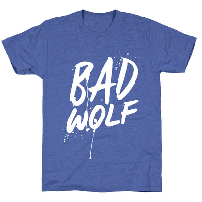 Doctor Who Bad Wolf Unisex Triblend Tee