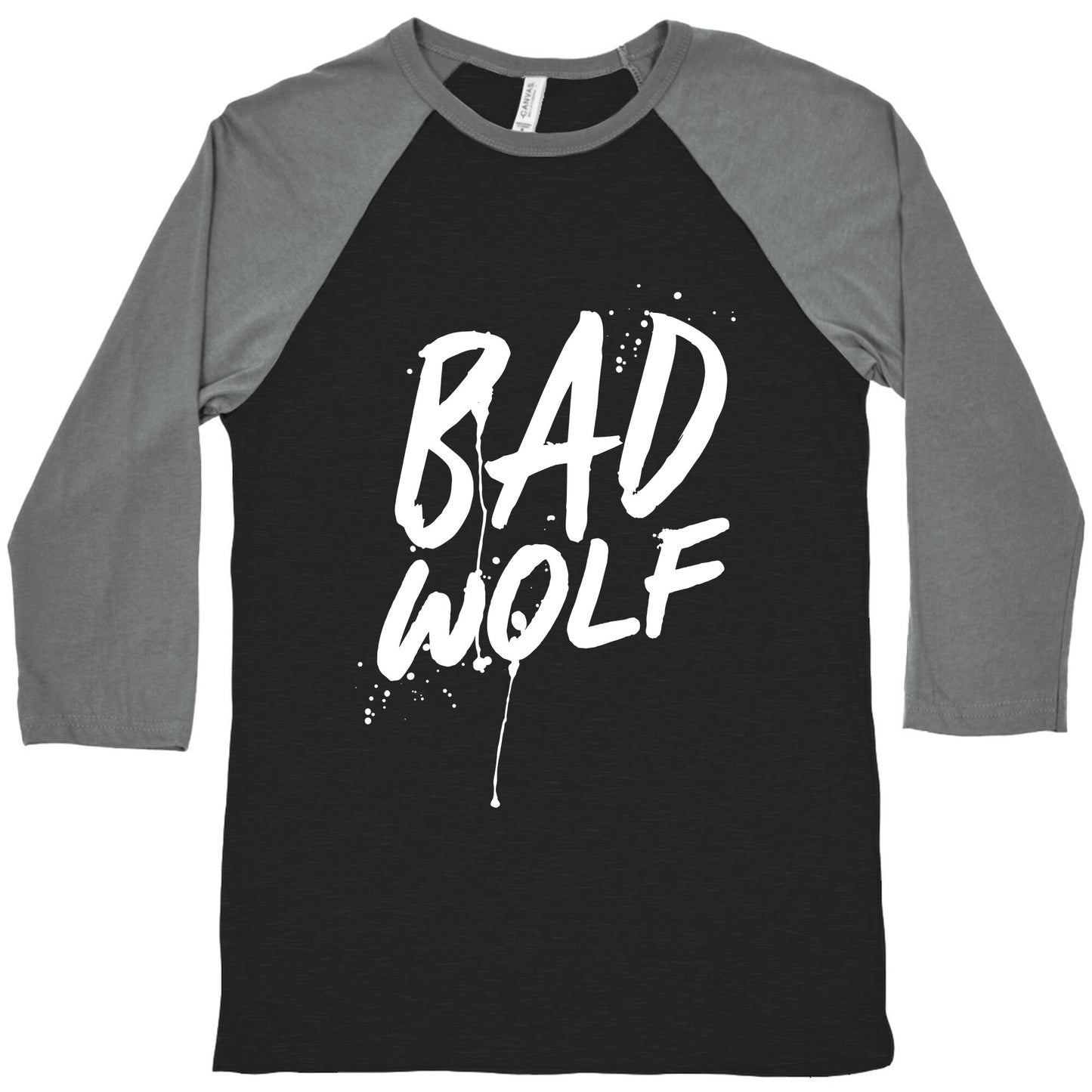 Doctor Who Bad Wolf Baseball Tee