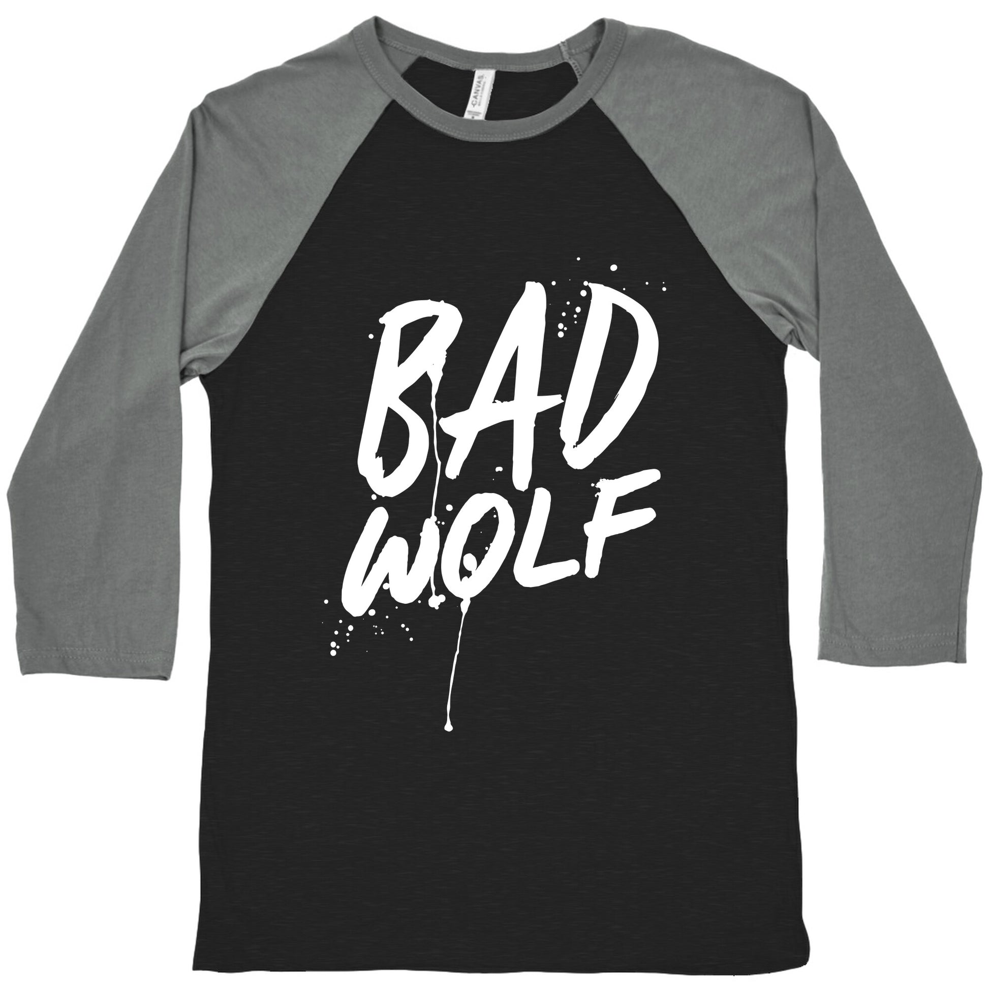 Doctor Who Bad Wolf Baseball Tee