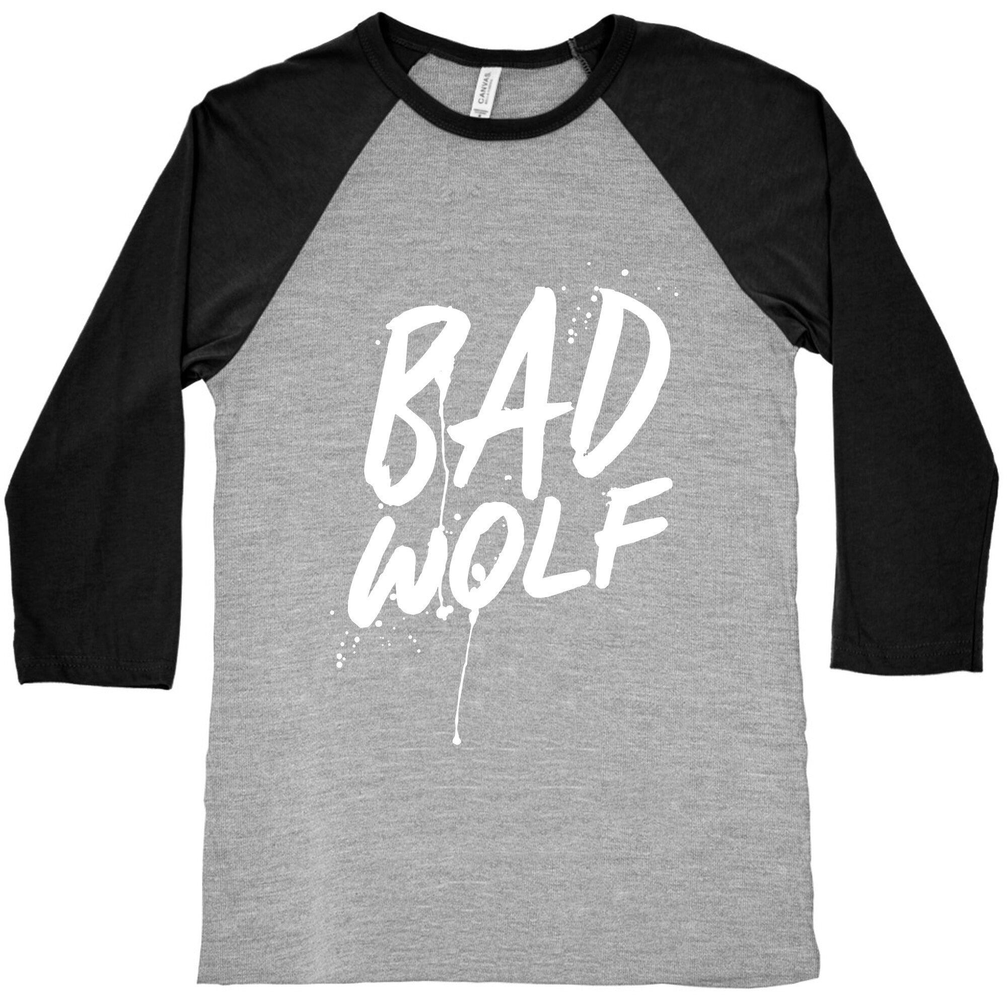 Doctor Who Bad Wolf Baseball Tee
