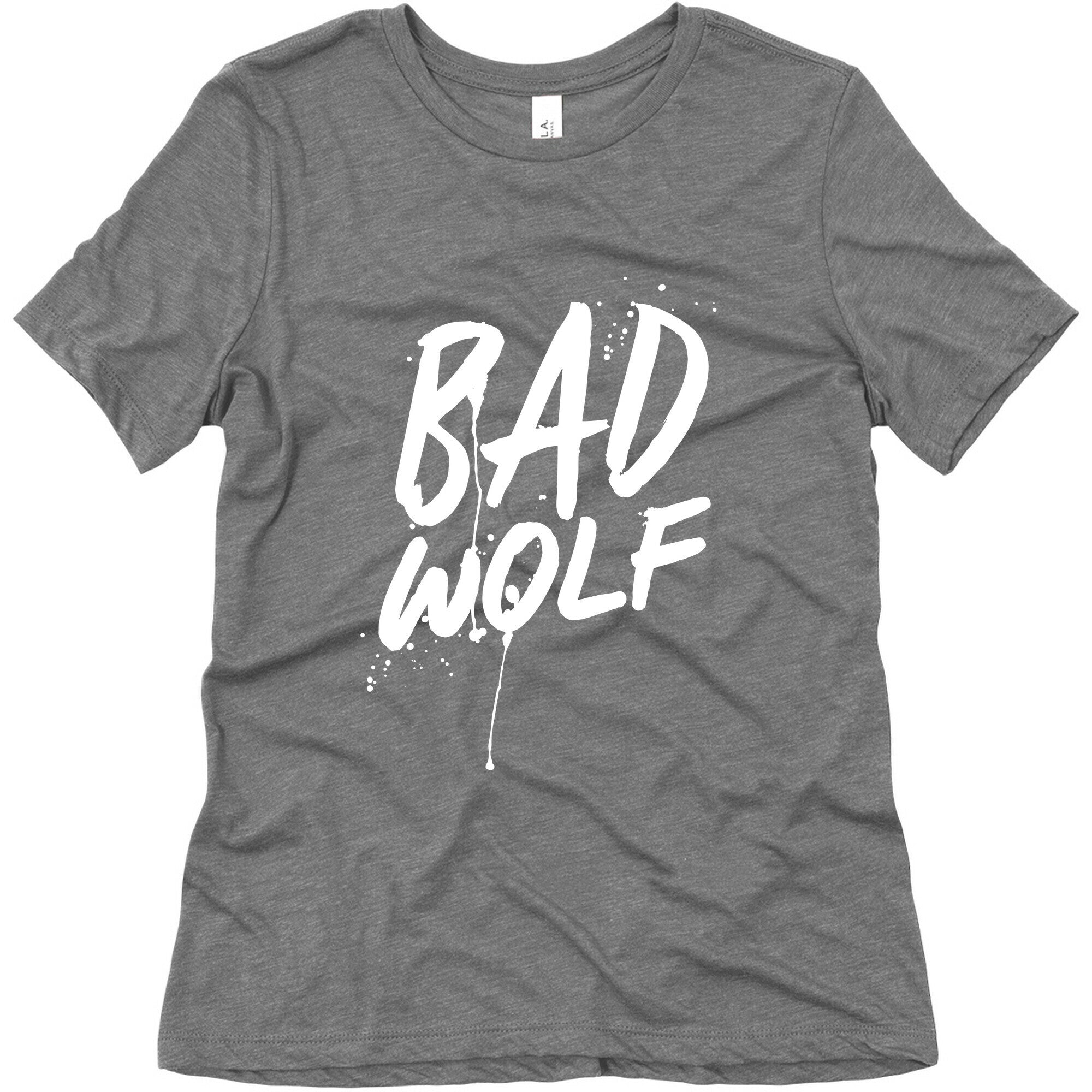 Doctor Who Bad Wolf Womens Triblend Tee