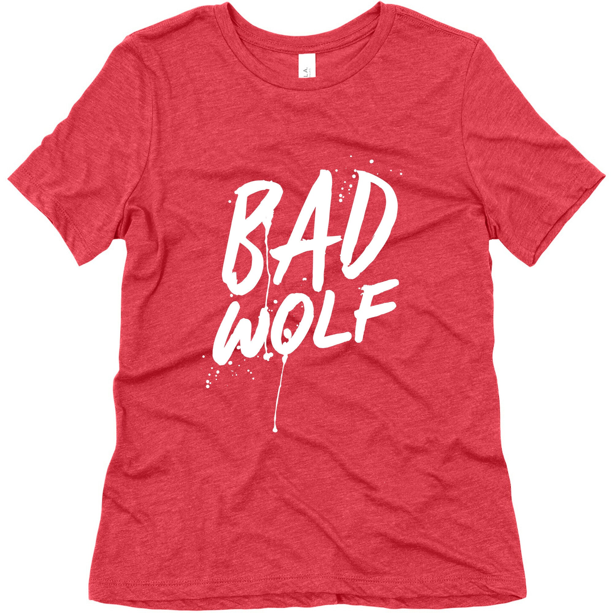 Doctor Who Bad Wolf Womens Triblend Tee