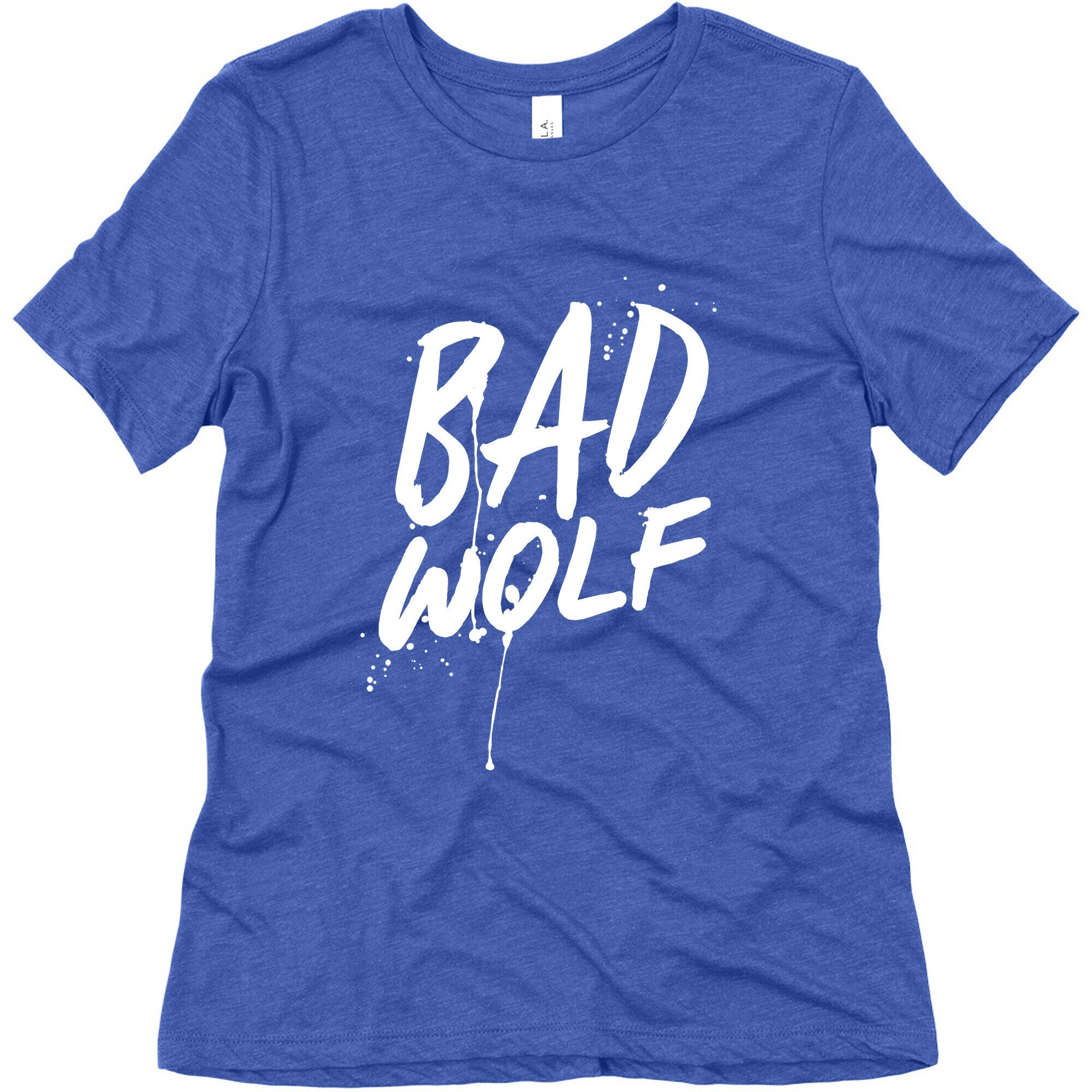 Doctor Who Bad Wolf Womens Triblend Tee
