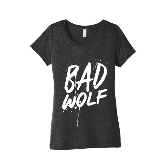 Doctor Who Bad Wolf Womens Triblend Tee