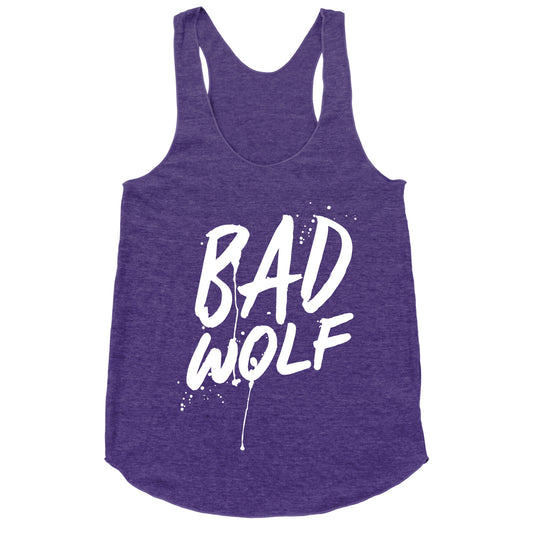Doctor Who Bad Wolf Racerback Tank