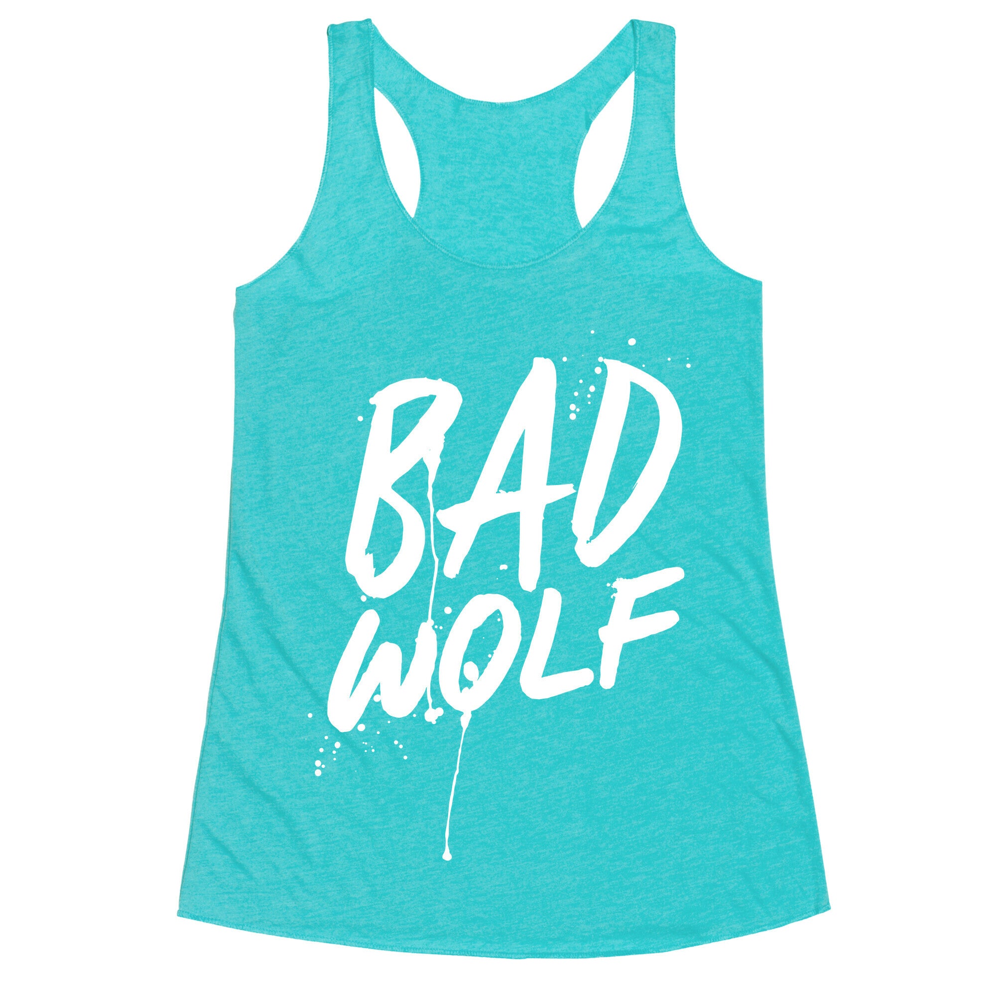 Doctor Who Bad Wolf Racerback Tank