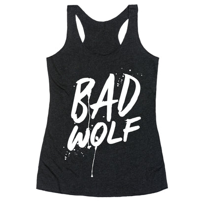 Doctor Who Bad Wolf Racerback Tank