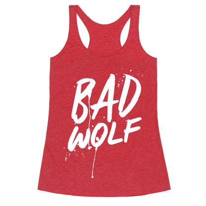 Doctor Who Bad Wolf Racerback Tank