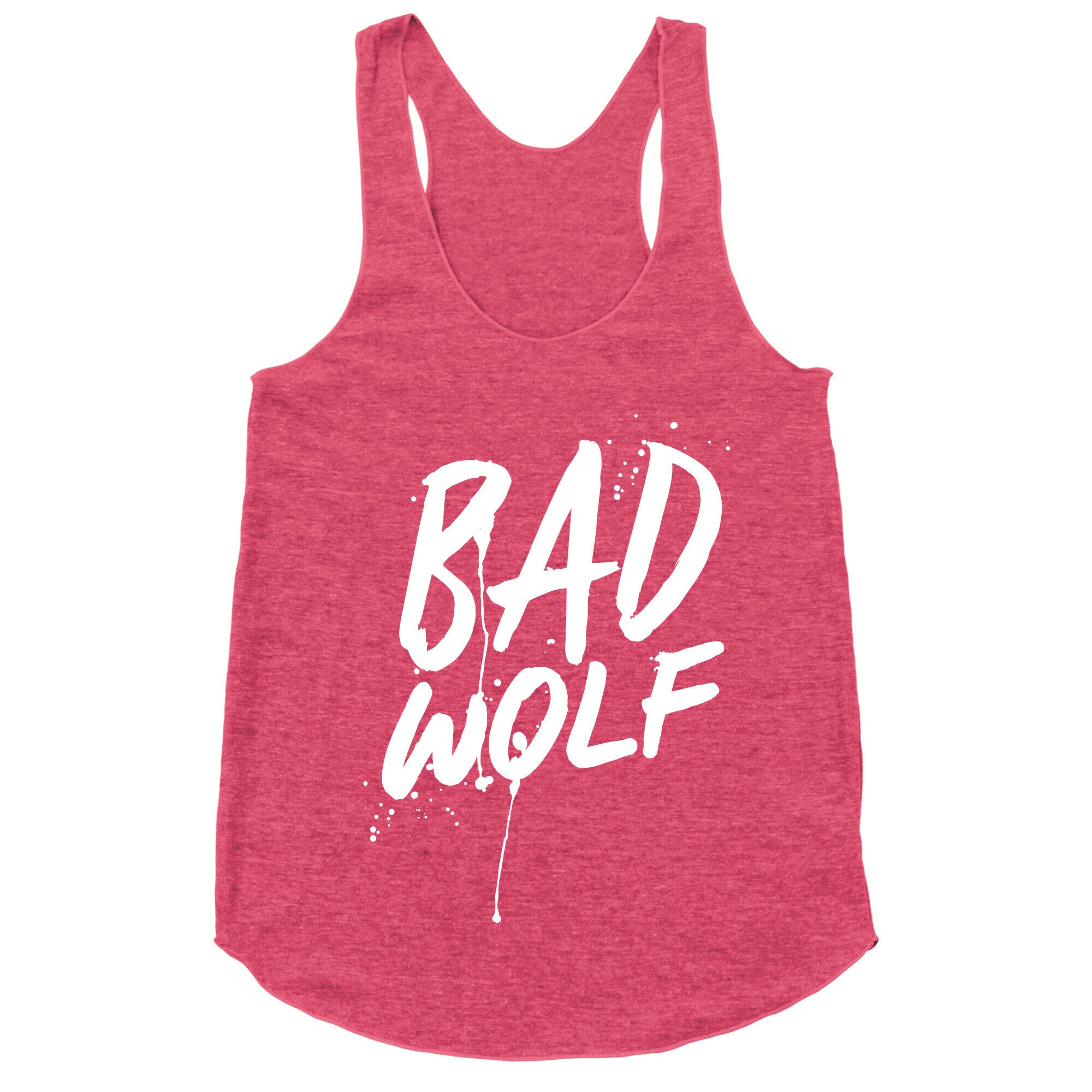 Doctor Who Bad Wolf Racerback Tank