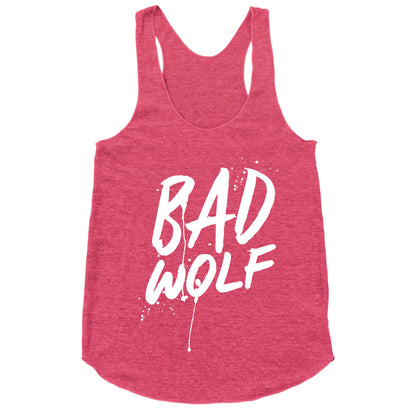 Doctor Who Bad Wolf Racerback Tank