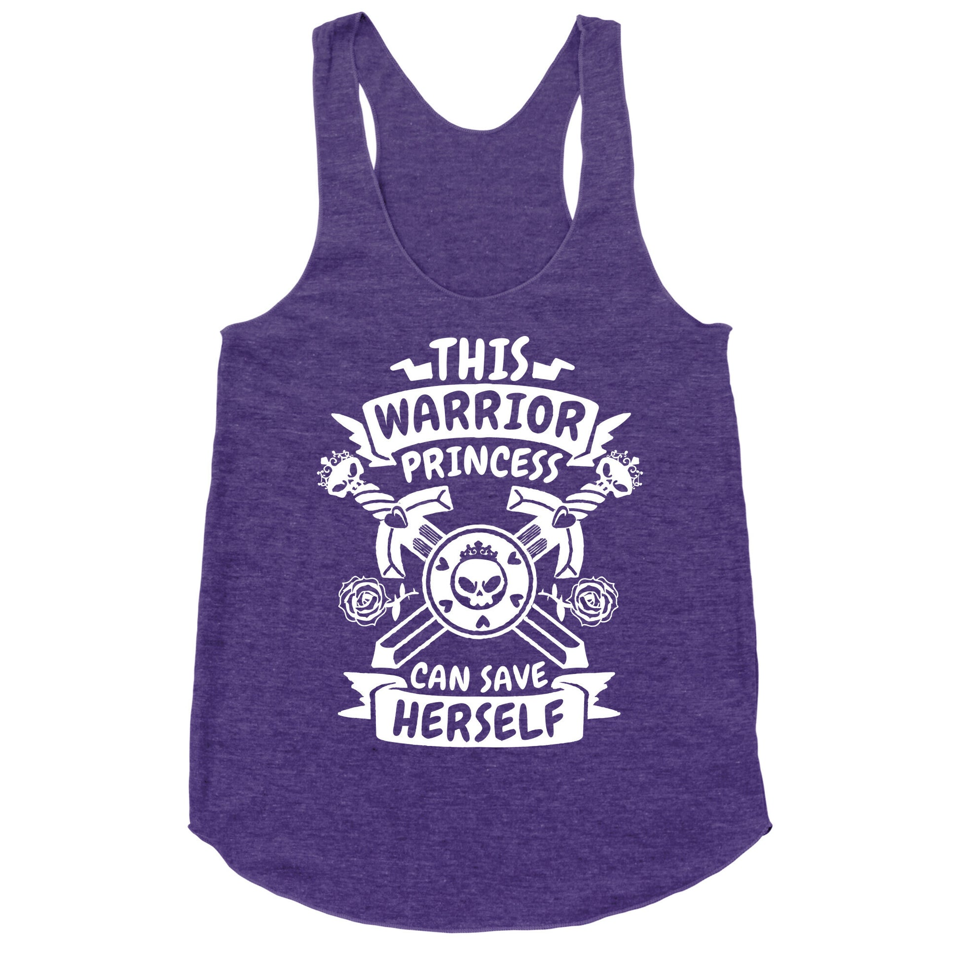 This Warrior Princess Can Save Herself Racerback Tank