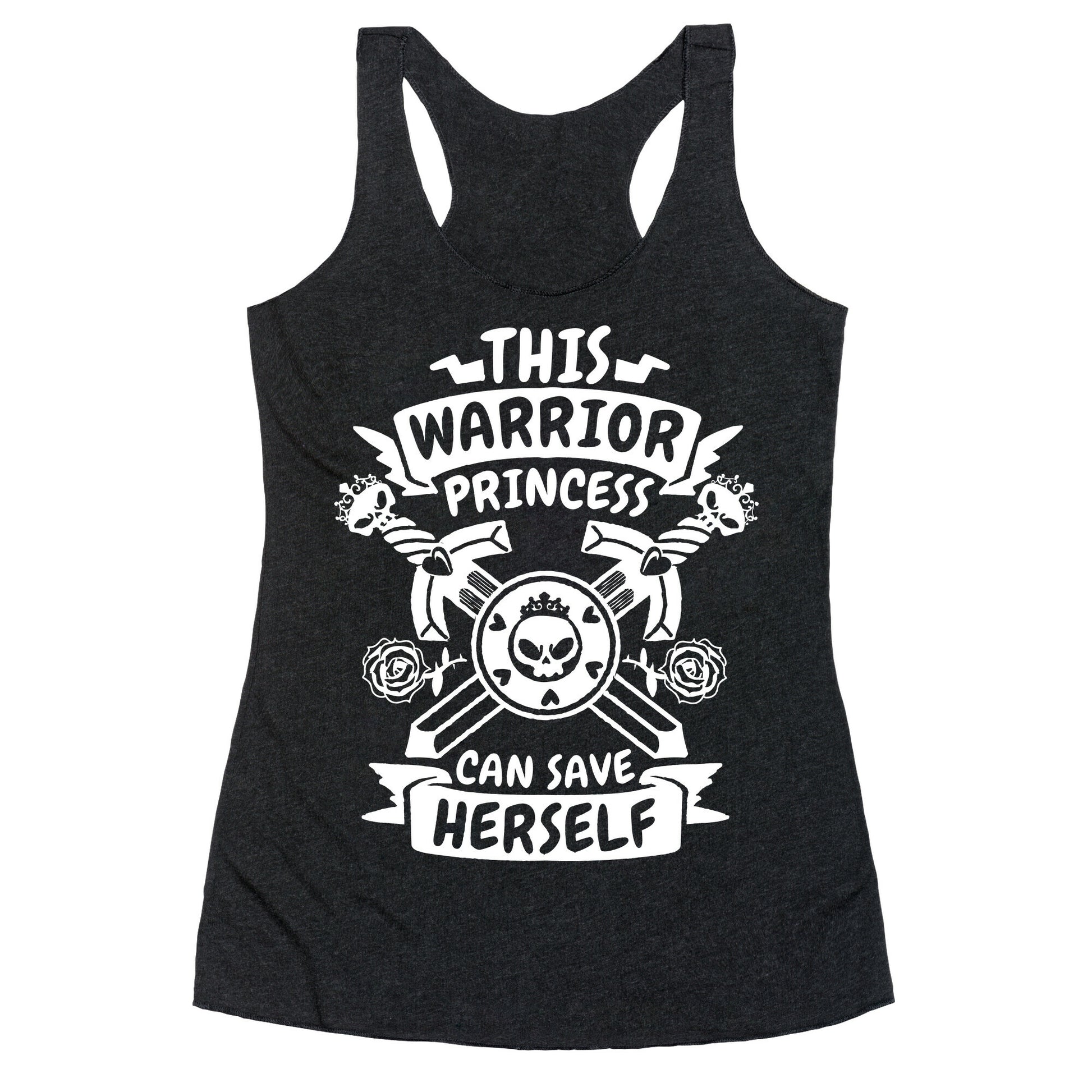 This Warrior Princess Can Save Herself Racerback Tank