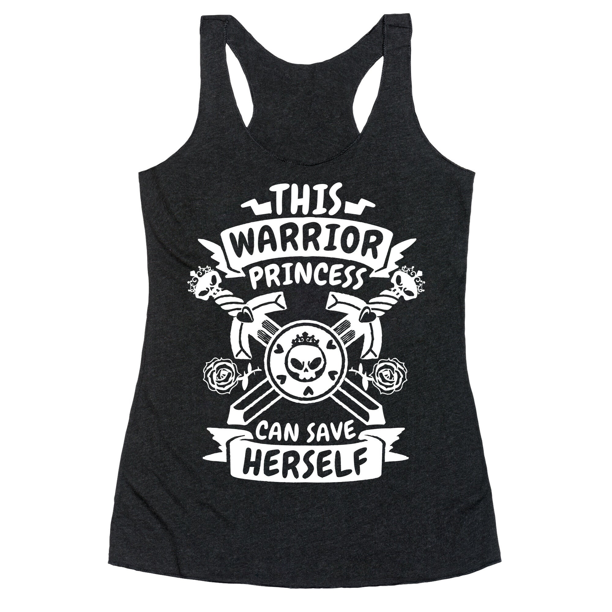 This Warrior Princess Can Save Herself Racerback Tank