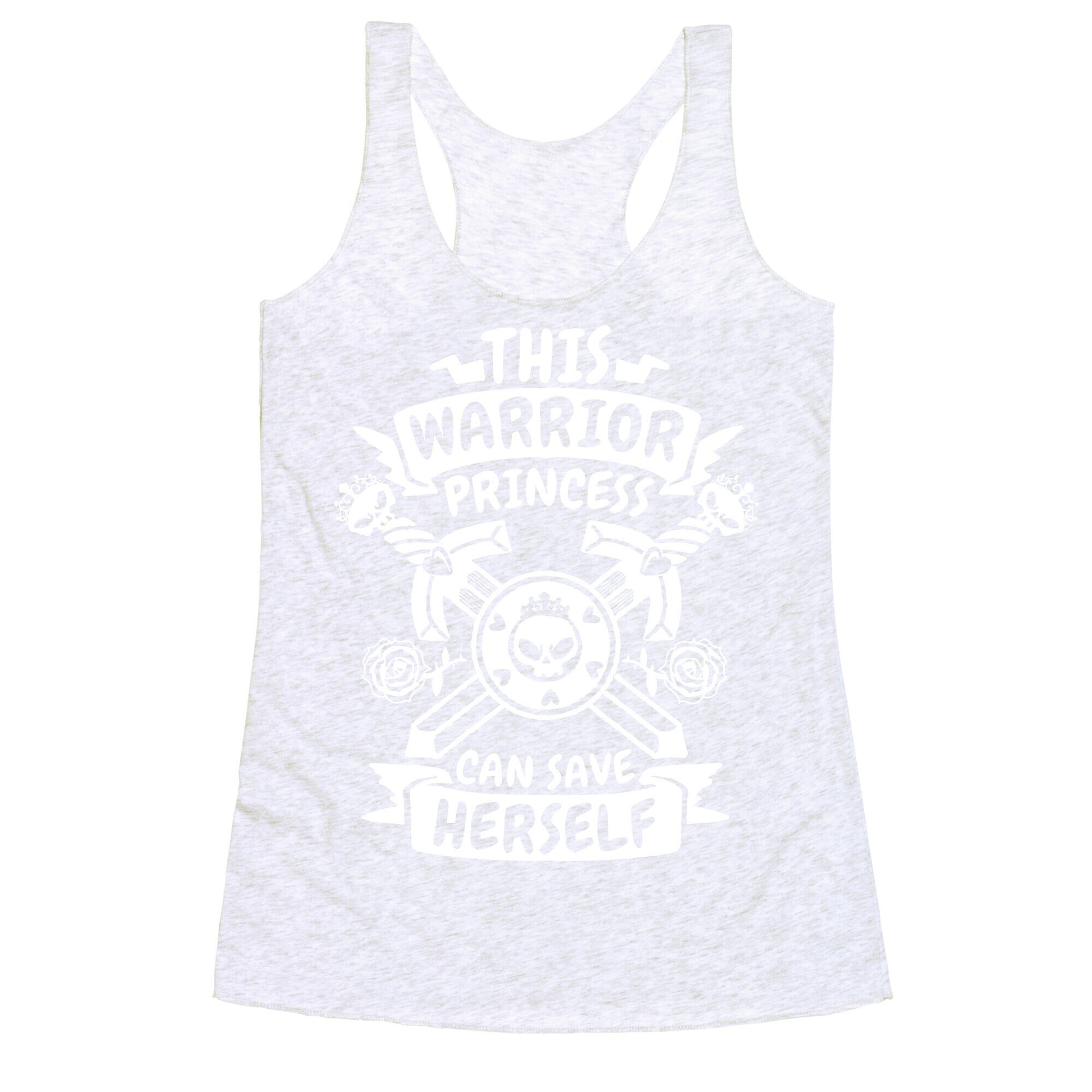 This Warrior Princess Can Save Herself Racerback Tank