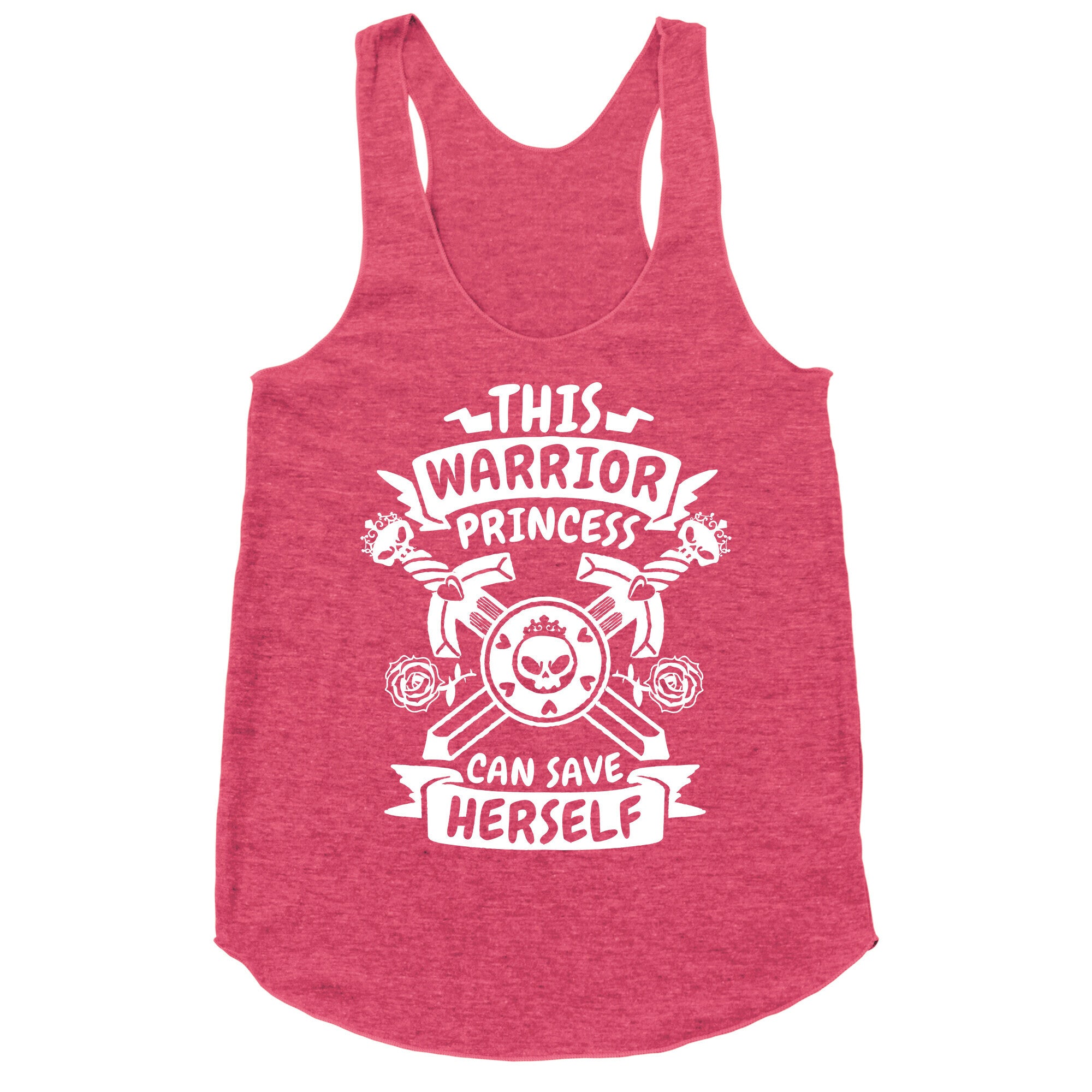 This Warrior Princess Can Save Herself Racerback Tank