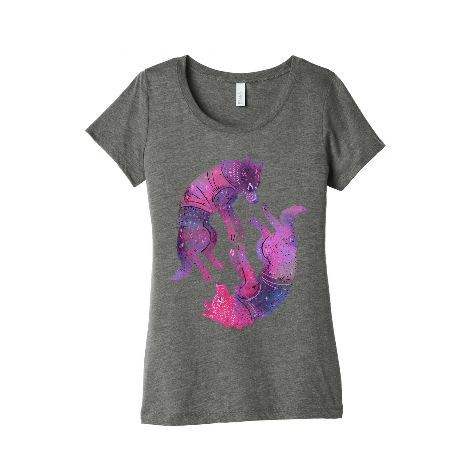 Astronaut Dogs Belka & Strelka Women's Triblend Tee