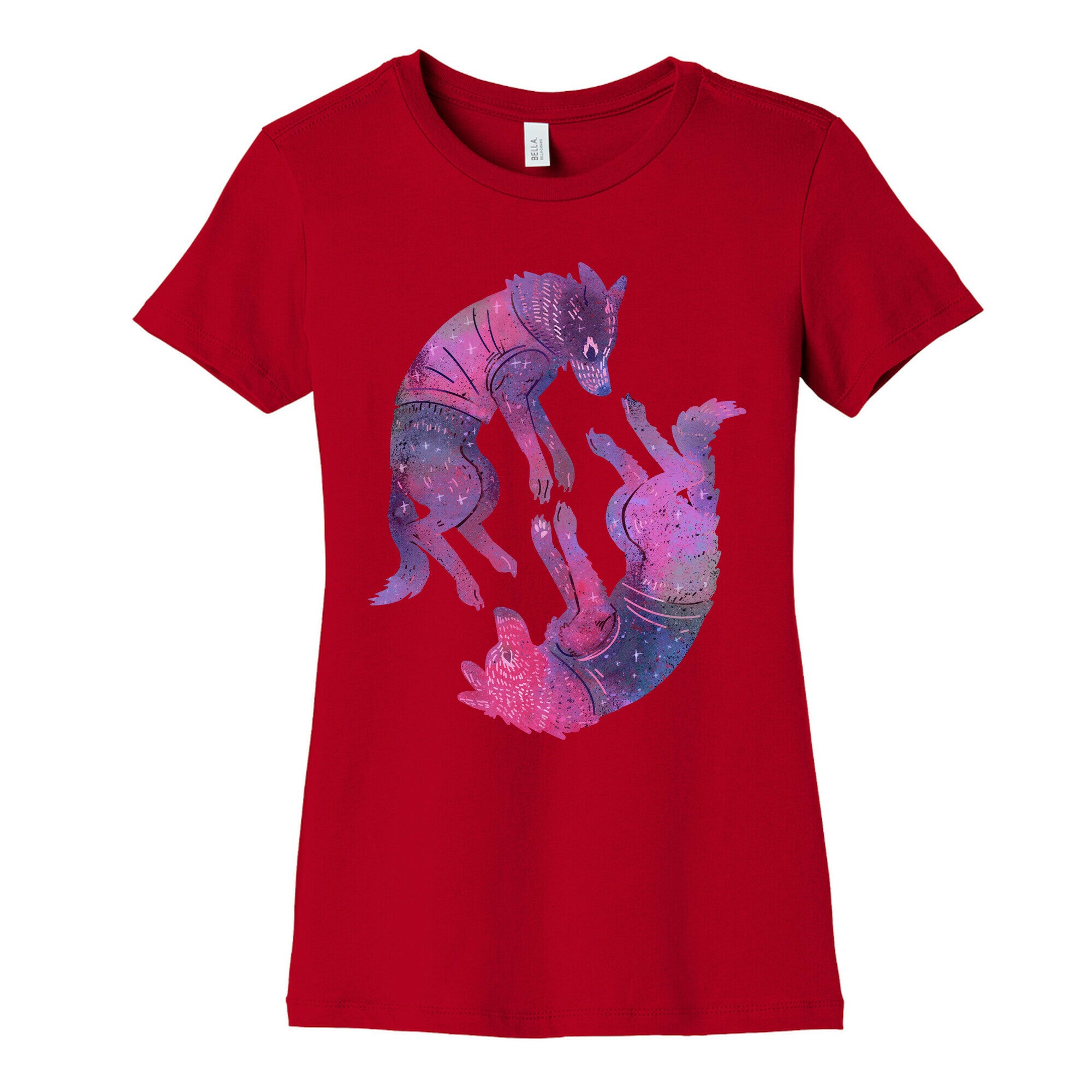 Astronaut Dogs Belka & Strelka Women's Cotton Tee