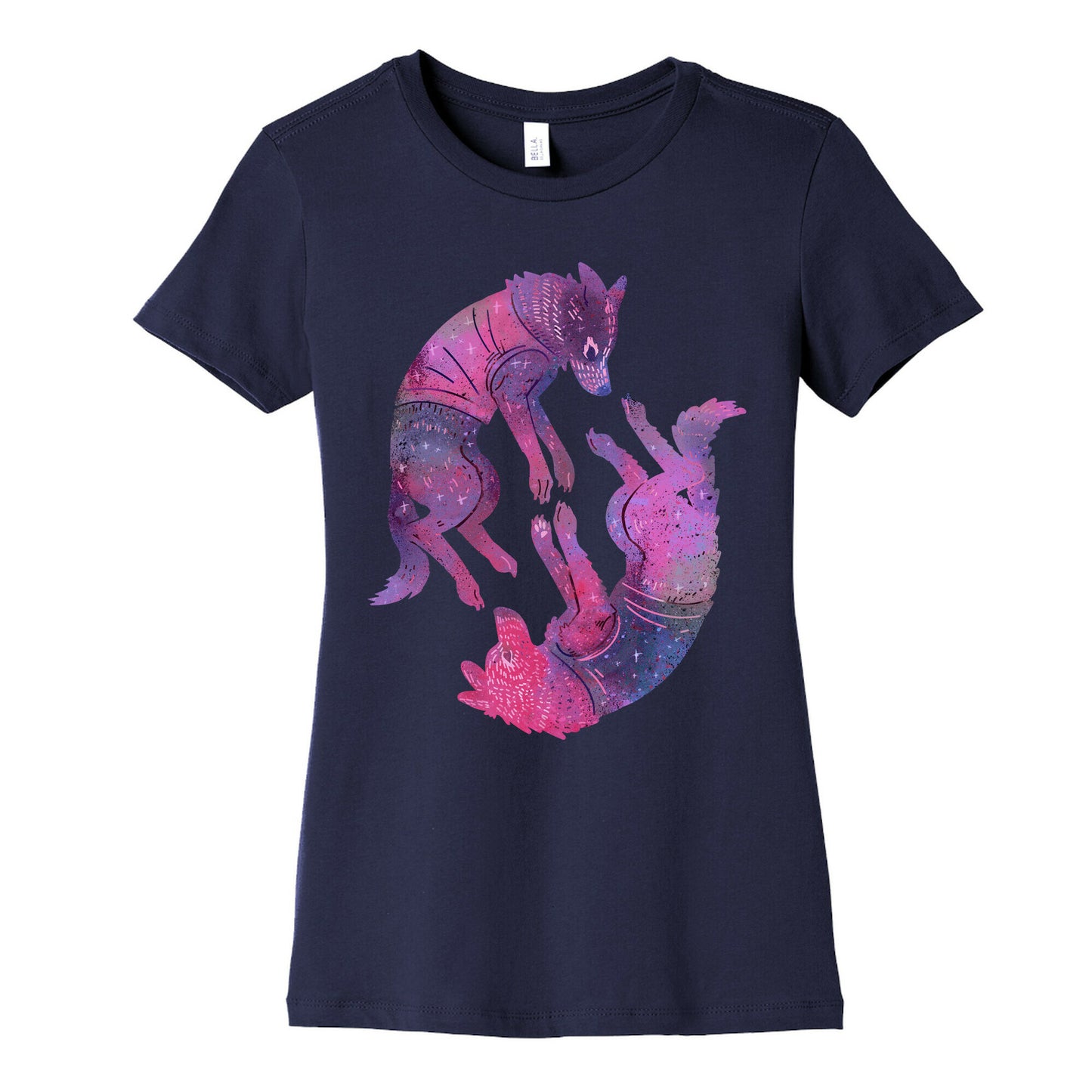 Astronaut Dogs Belka & Strelka Women's Cotton Tee