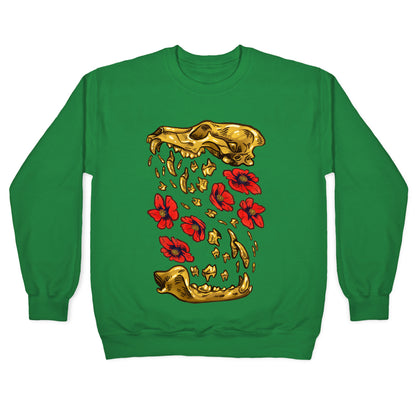 Coyote's Golden Skull Crewneck Sweatshirt