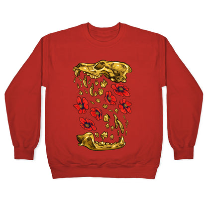 Coyote's Golden Skull Crewneck Sweatshirt