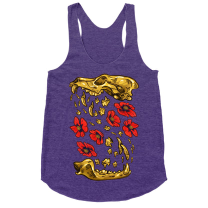 Coyote's Golden Skull Racerback Tank