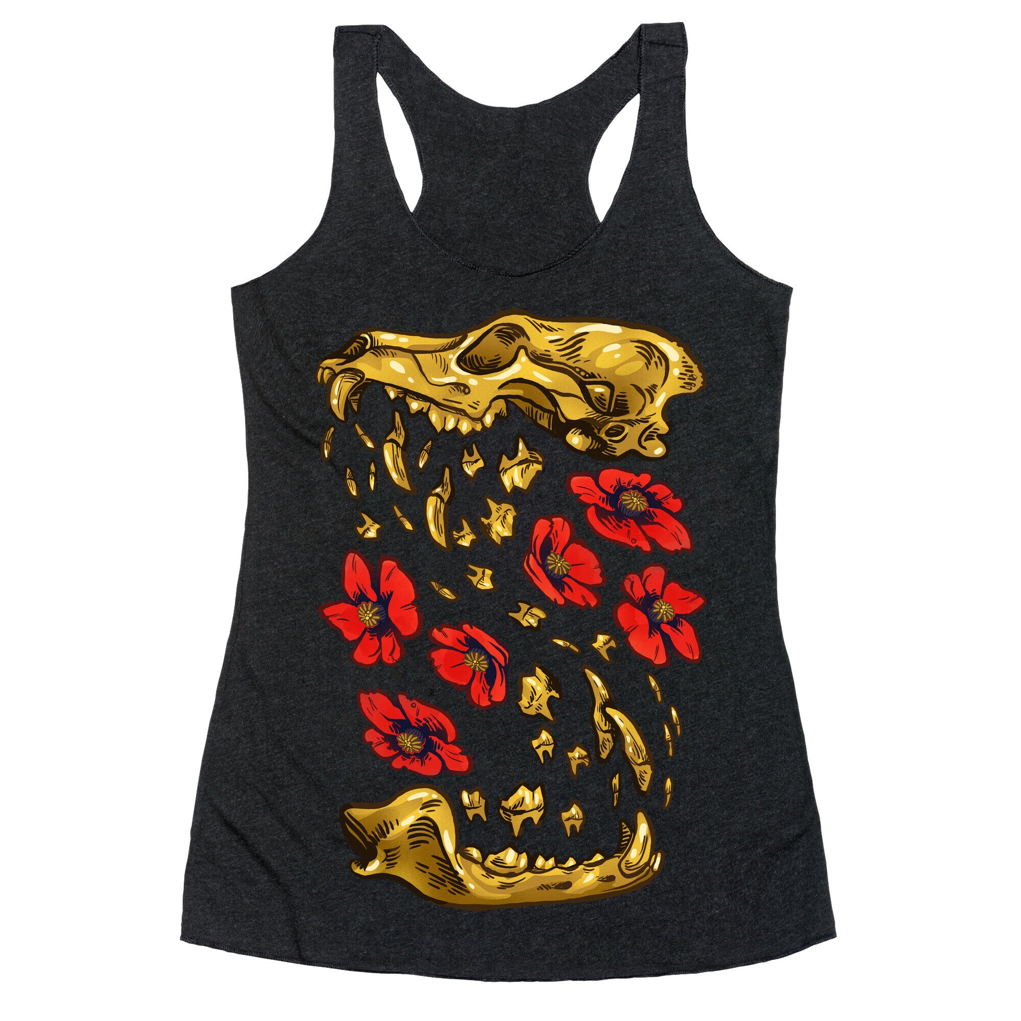 Coyote's Golden Skull Racerback Tank