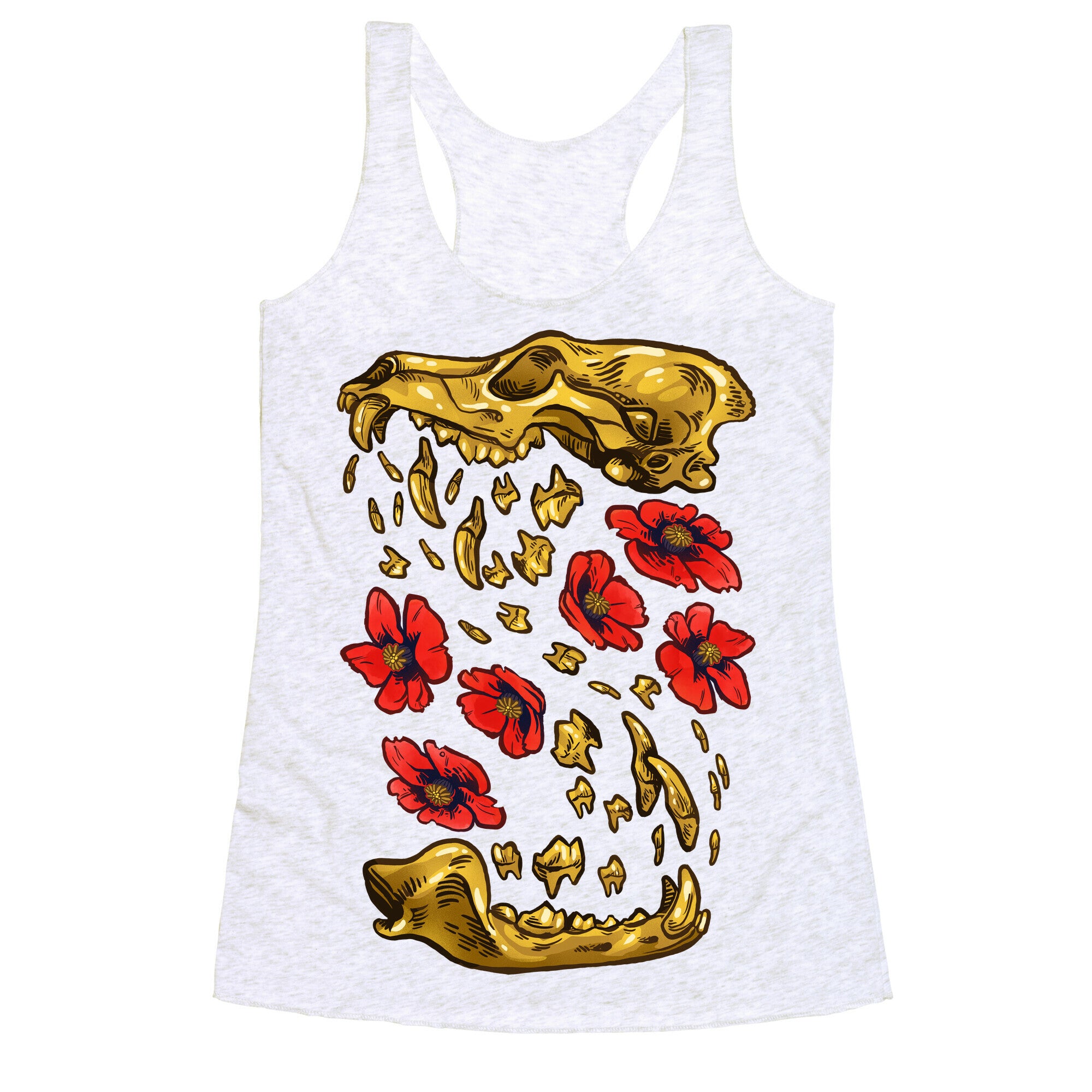 Coyote's Golden Skull Racerback Tank